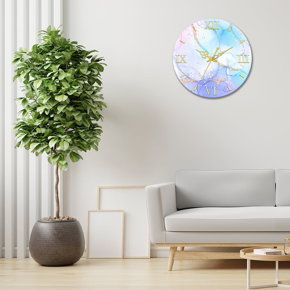 Multicolor Printed Acrylic Wall Clock