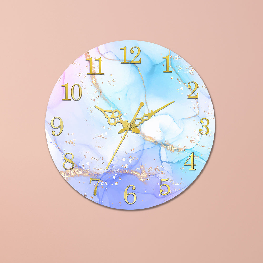 Multicolor Printed Acrylic Wall Clock
