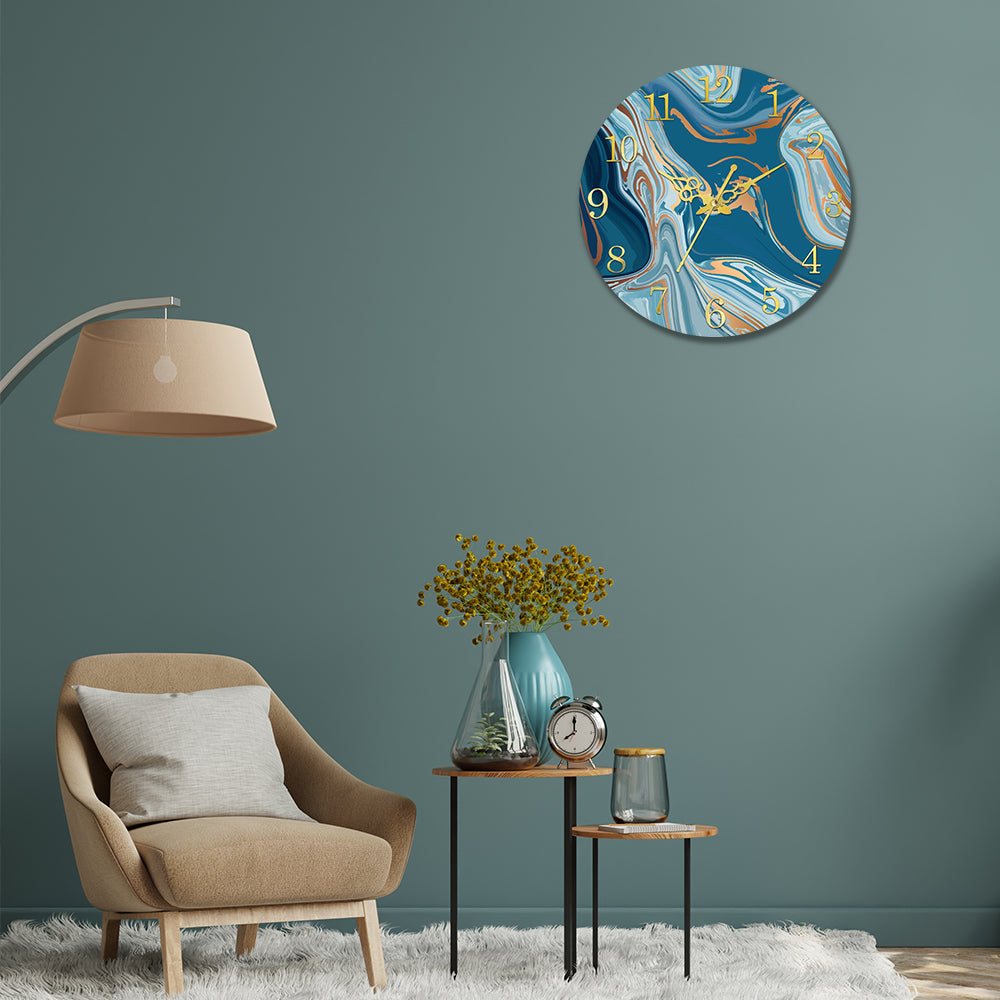 Beautiful Rama Green Design Acrylic Wall Clock