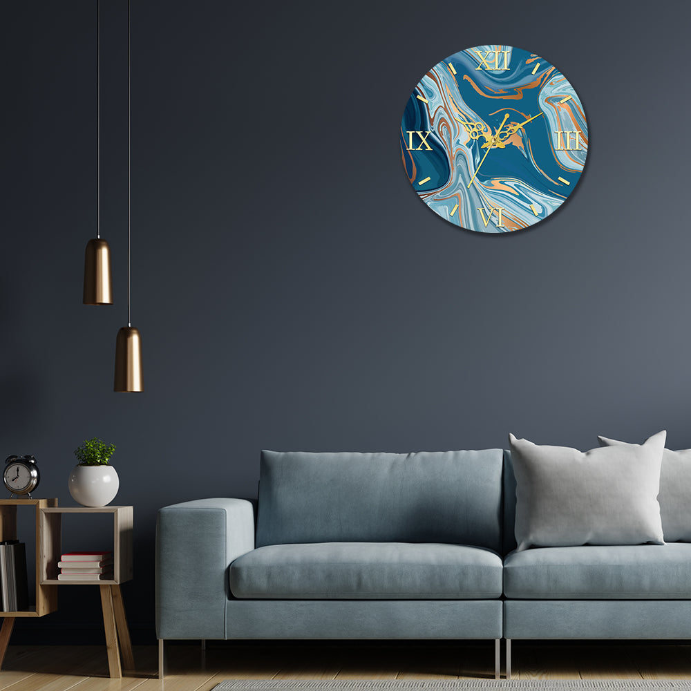 Beautiful Rama Green Design Acrylic Wall Clock