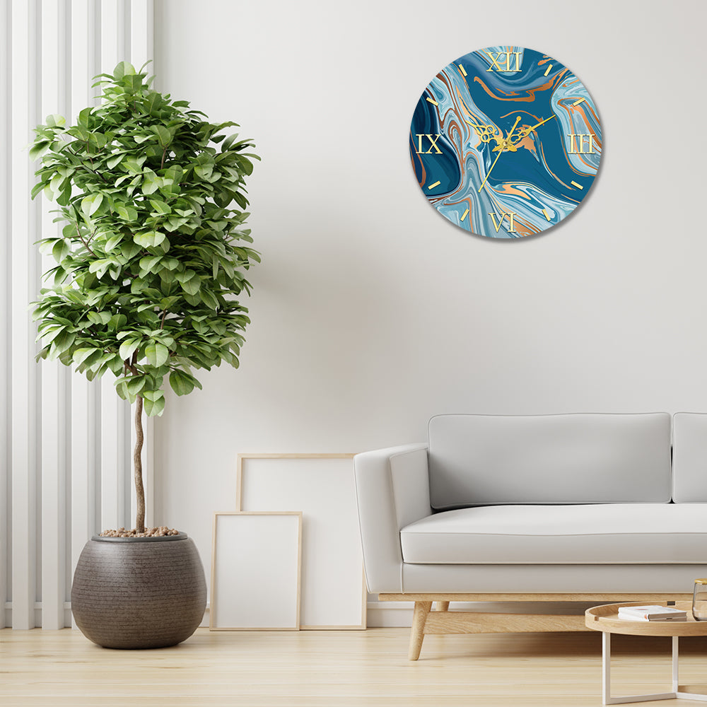 Beautiful Rama Green Design Acrylic Wall Clock