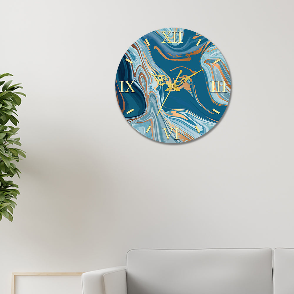 Beautiful Rama Green Design Acrylic Wall Clock