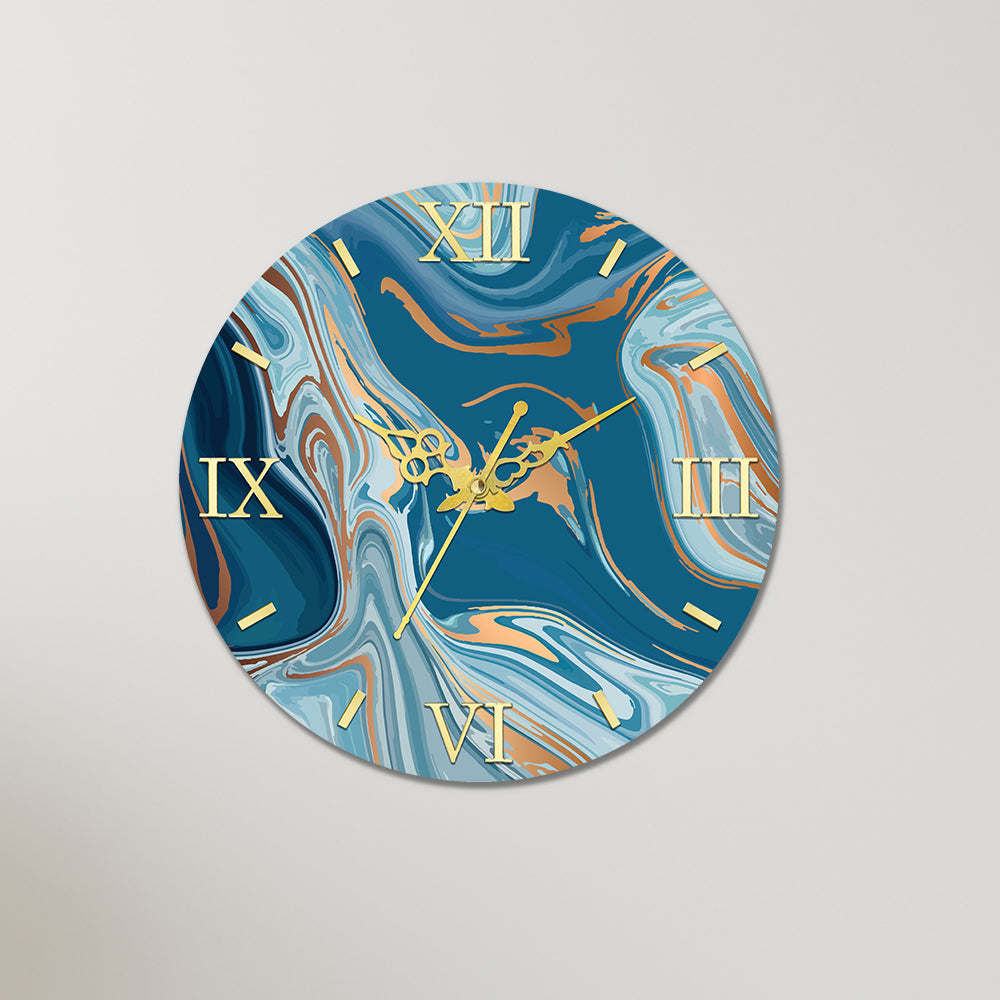 Beautiful Rama Green Design Acrylic Wall Clock
