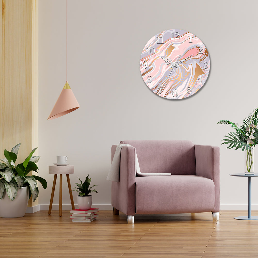 Multicolor with unique Design Acrylic Wall Clock