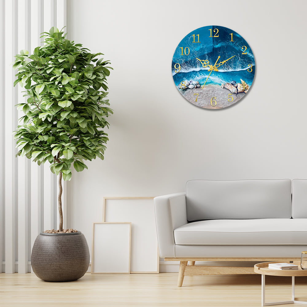 High Wave Acrylic Wall Clock