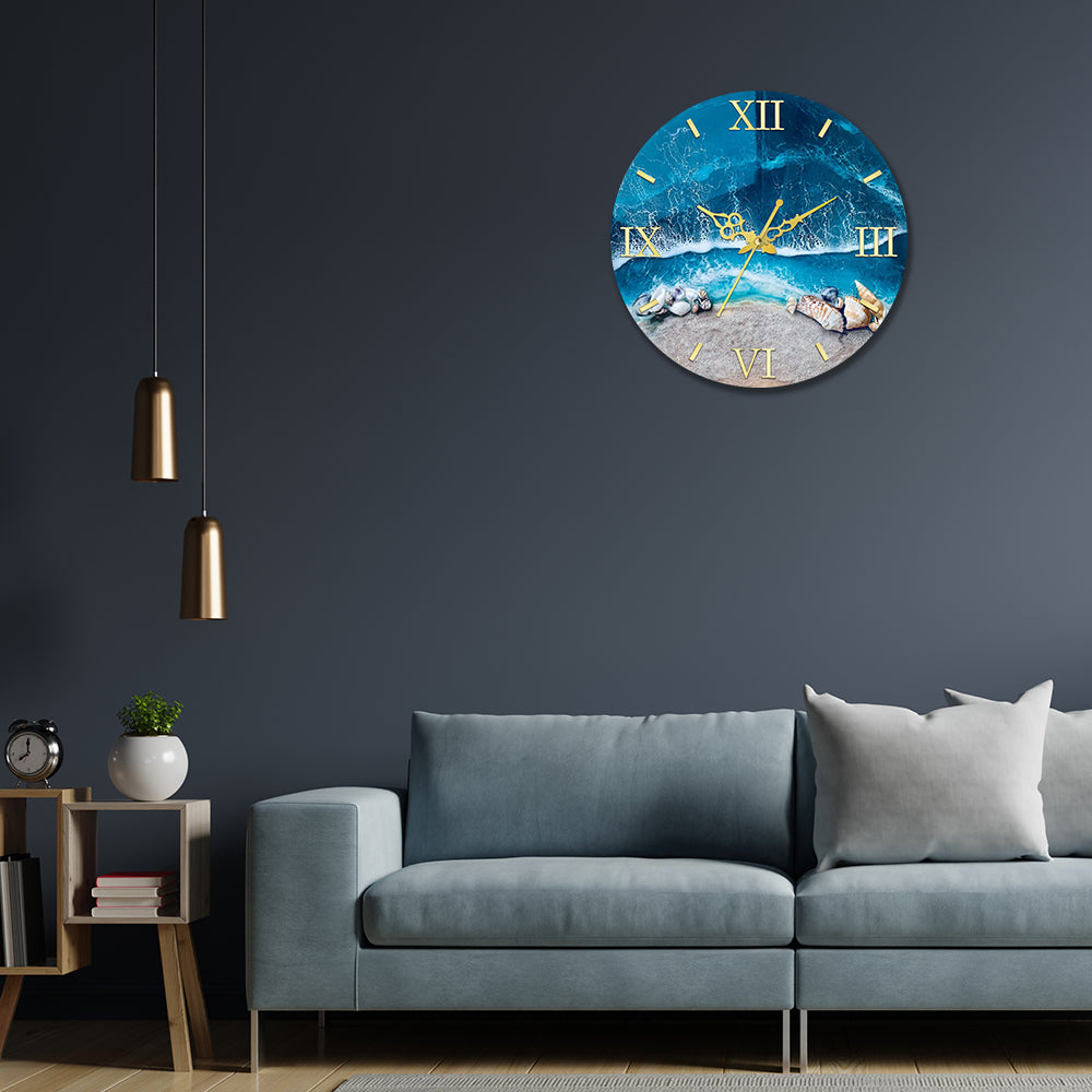 High Wave Acrylic Wall Clock