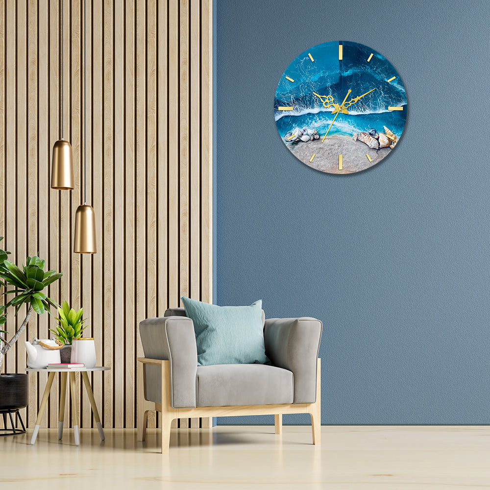 High Wave Acrylic Wall Clock
