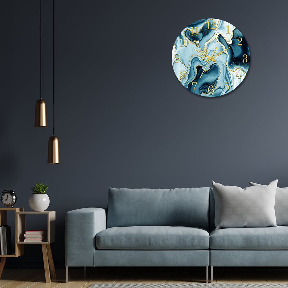 Dark Green Acrylic Wall Clock