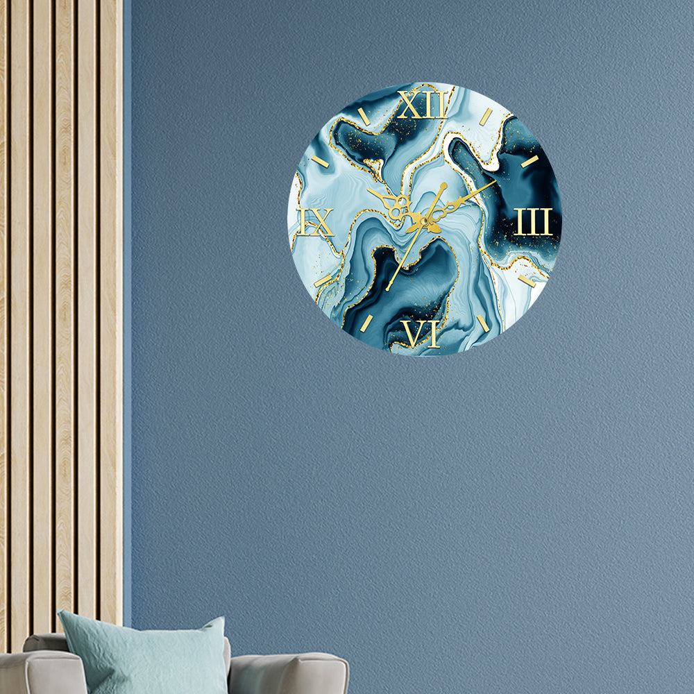 Dark Green Acrylic Wall Clock