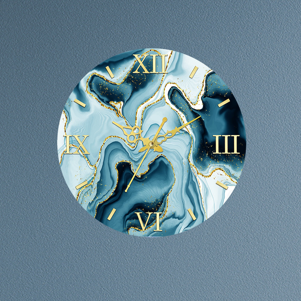 Dark Green Acrylic Wall Clock