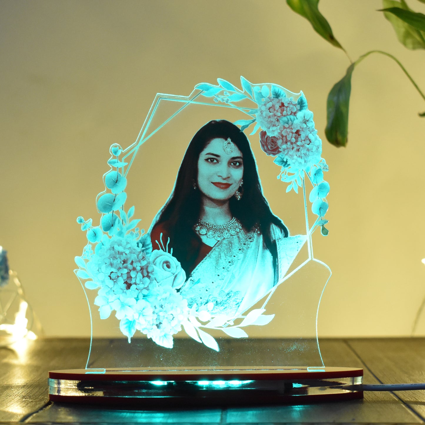Personalized LED Illusion Lamp With Photo (16 Color Changing led With Remote)