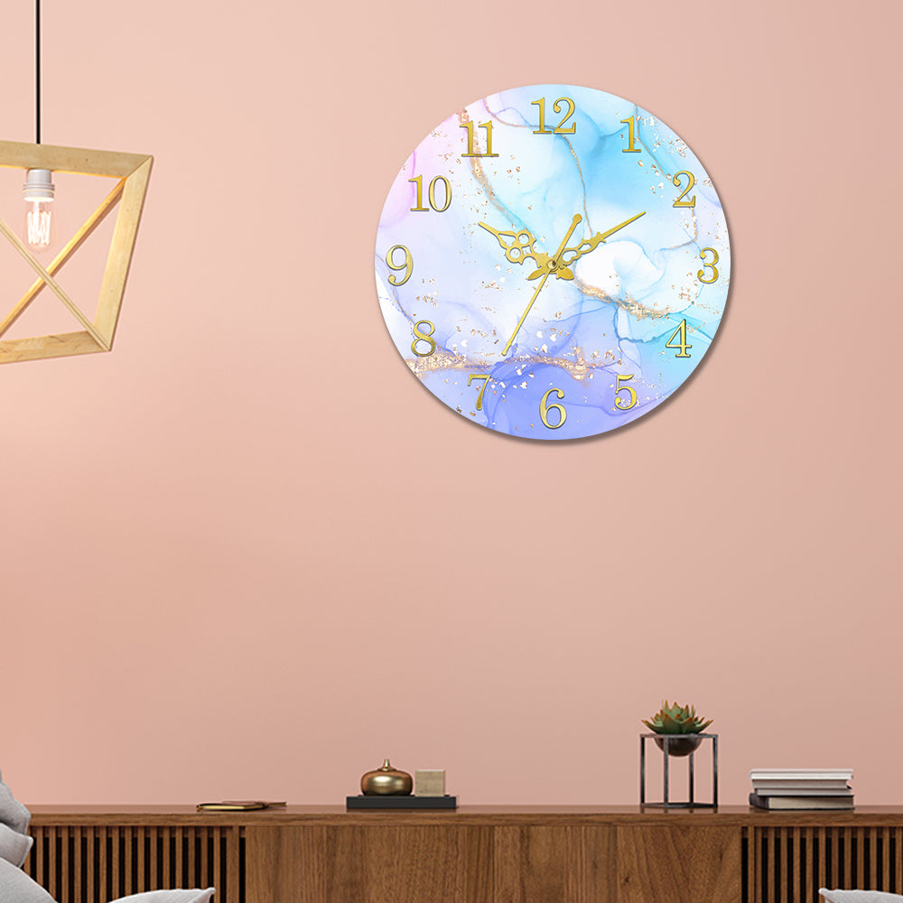 Multicolor Printed Acrylic Wall Clock