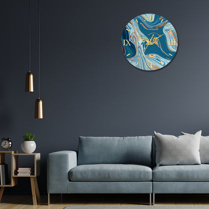 Beautiful Rama Green Design Acrylic Wall Clock