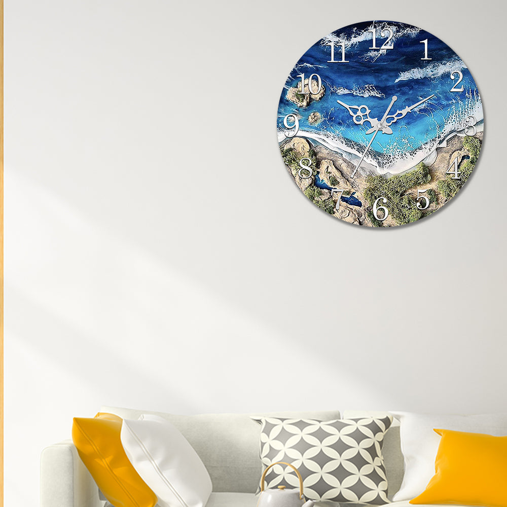 Island Design Acrylic Wall Clock