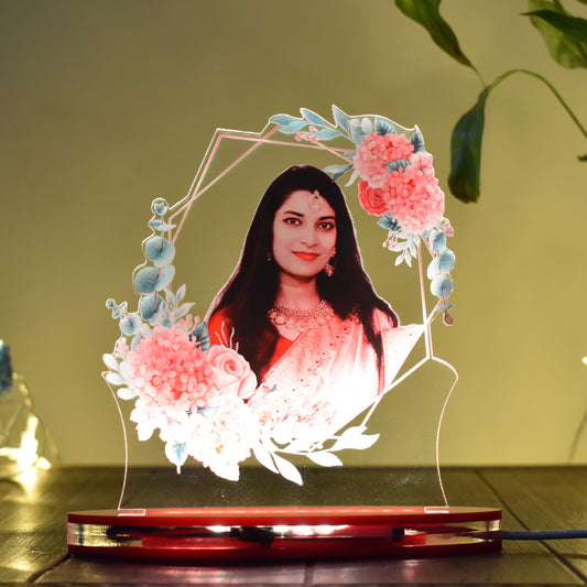 Personalized LED Illusion Lamp With Photo (16 Color Changing led With Remote)