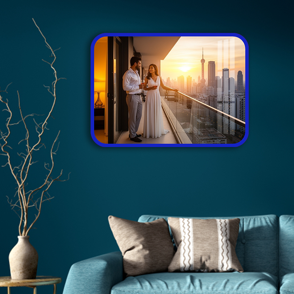 Personalized Rectangle Acrylic Photo Frame