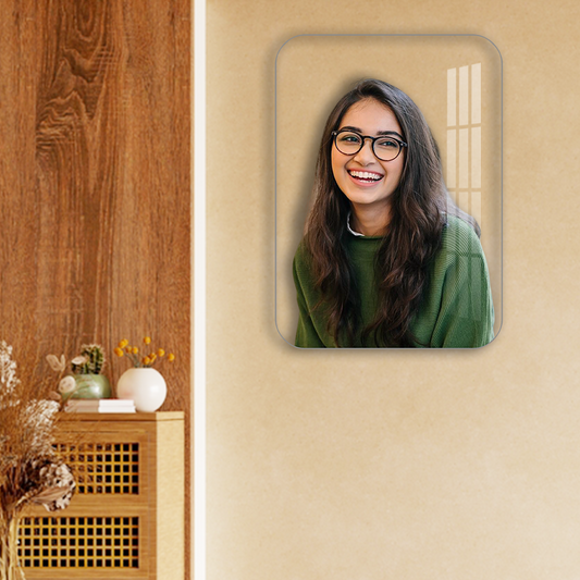 Personalized Rectangle Acrylic Photo Frame Without Background