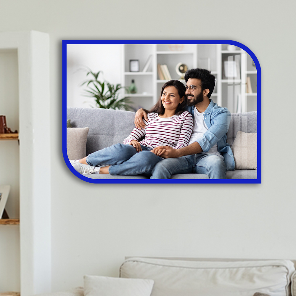 Personalized Rounded Rectangle Acrylic Photo Frame