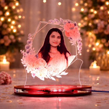 Personalized LED Illusion Lamp With Photo (16 Color Changing led With Remote)